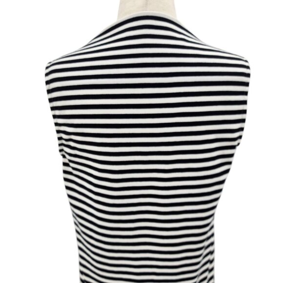 Kate Spade Broome Street Womens Small Dress Everyday Shift Dress Black White - Picture 5 of 7
